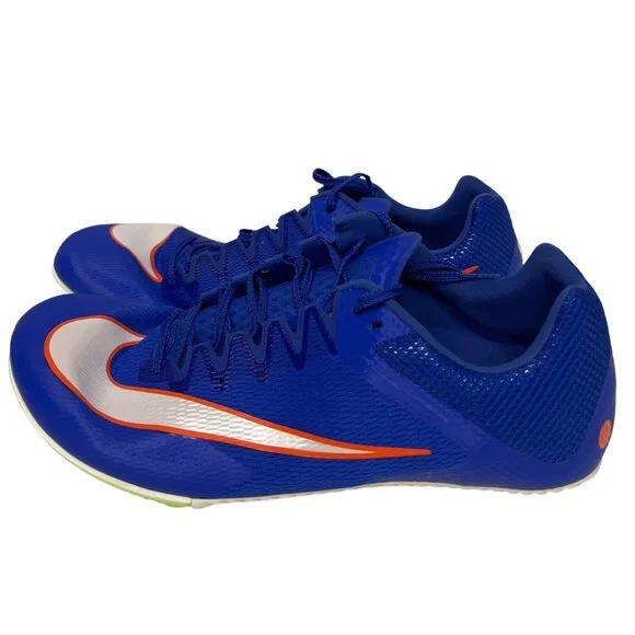 Nike Men's Rival Sprint Spikes Running Track Field Sprinting Blue Size 12 NEW - Picture 2 of 9